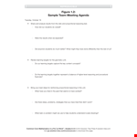 Team Meeting Agenda Template example document template