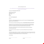 Loan Request Letter Template for Company Pension Insert Scheme example document template