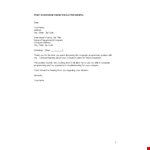 Polite Thank You Letter to Your Company example document template