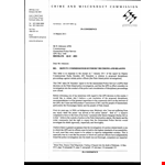 Police Commissioner Complaint Letter example document template 