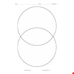 Customizable Venn Diagram Template for Students and Teachers example document template