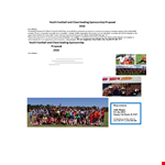 Sports Sponsorship Proposal example document template 