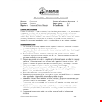 Landscaping Sales Representative Job | Company Sales & Customer Commercial example document template
