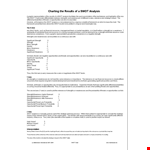 Swot Excel Chart example document template 