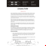 Event Management Company Description Example - Plan Your Dream Wedding in Hours at the Perfect Venue example document template