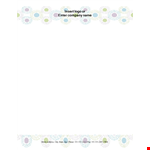 Professional Letterhead Templates - Customizable Designs example document template