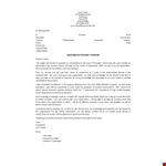 Professional Research Technician example document template