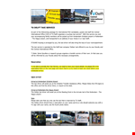 Taxi Service Receipt Template example document template