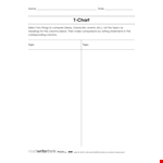 Product Comparison example document template