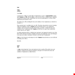 Employment Contract Offer Letter Template example document template