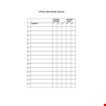 Creating Effective Surveys with Strongly Worded Likert Scale Points example document template