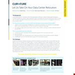 Data Center Relocation Project Plan Template - Simplify Your Project with Curvature example document template