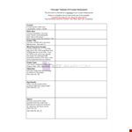 EU Project Proposal Summary example document template