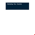 Marketing Event To Do List Template example document template