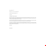 Expert Letter of Recommendation for Church example document template