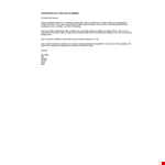 Rrofessional Reference Letter Template in Word example document template