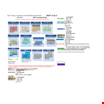 Midterm Exam Dates Calendar example document template