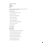 Financial Systems Manager Resume example document template