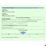 Effective Lesson Plan Template for Student example document template
