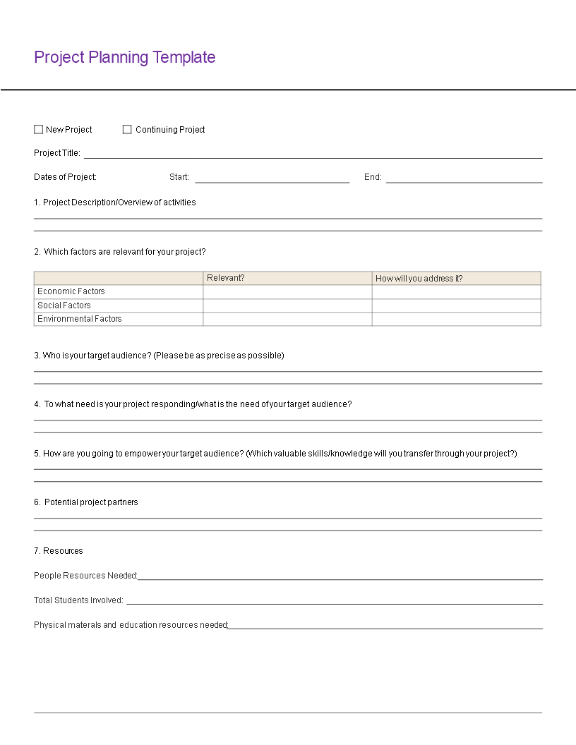 project plan examples Main Image project plan examples template