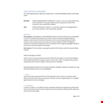 Dropshipping Agreement Contract example document template
