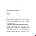 Construction Safety Warning Letter example document template 