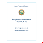 Download an Employee Handbook Template for Your State Agency - Simplify Employee Leave Policies example document template