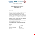 Formal Committee Invitation Letter Template example document template