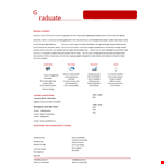 Resume For Marketing Fresher Graduate Template example document template