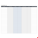 Password List Template - Keep Track of Your Logins and Passwords example document template