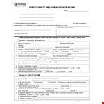 Get Your Income Verified - Request an Income Verification Letter example document template