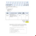 Project Service Invoice Template Word example document template 