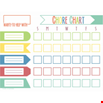 Create a Fun & Easy Chore Chart with our Template example document template