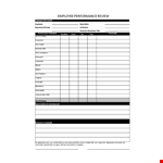 Effective Performance Review Examples for Employees and Reviewers example document template