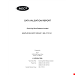 Data Validation example document template
