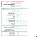 Excel Inventory Spreadsheet Template example document template
