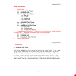 Linear Graph Chart example document template