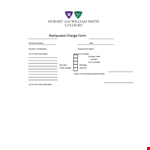 Restaurant Receipt Template - Create Professional Office and Business Invoices example document template