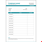 Example Training Agenda: Structured and Engaging Training for Success example document template