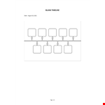 Blank Timeline example document template