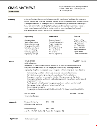 Civil Engineer