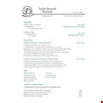 Free Illustrator Resume - Scholarship at Northern Illinois Parkland example document template