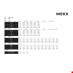 Kids Chart Template | Track Waist Size Over the Years example document template