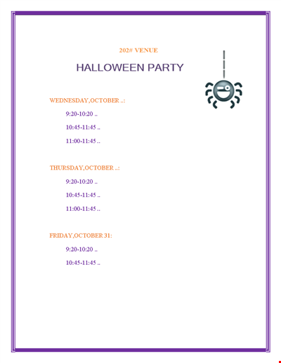 Halloween Party Invitation