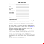 Childcare Contract: Essential Guidelines for Employers, Nannies & Parents example document template