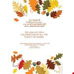 Editable Thanksgiving Menu Template - Create a Festive Thanksgiving Menu example document template