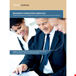 Business Plan Template for Consulting Services - Boost Your Firm's Success | Schwab example document template