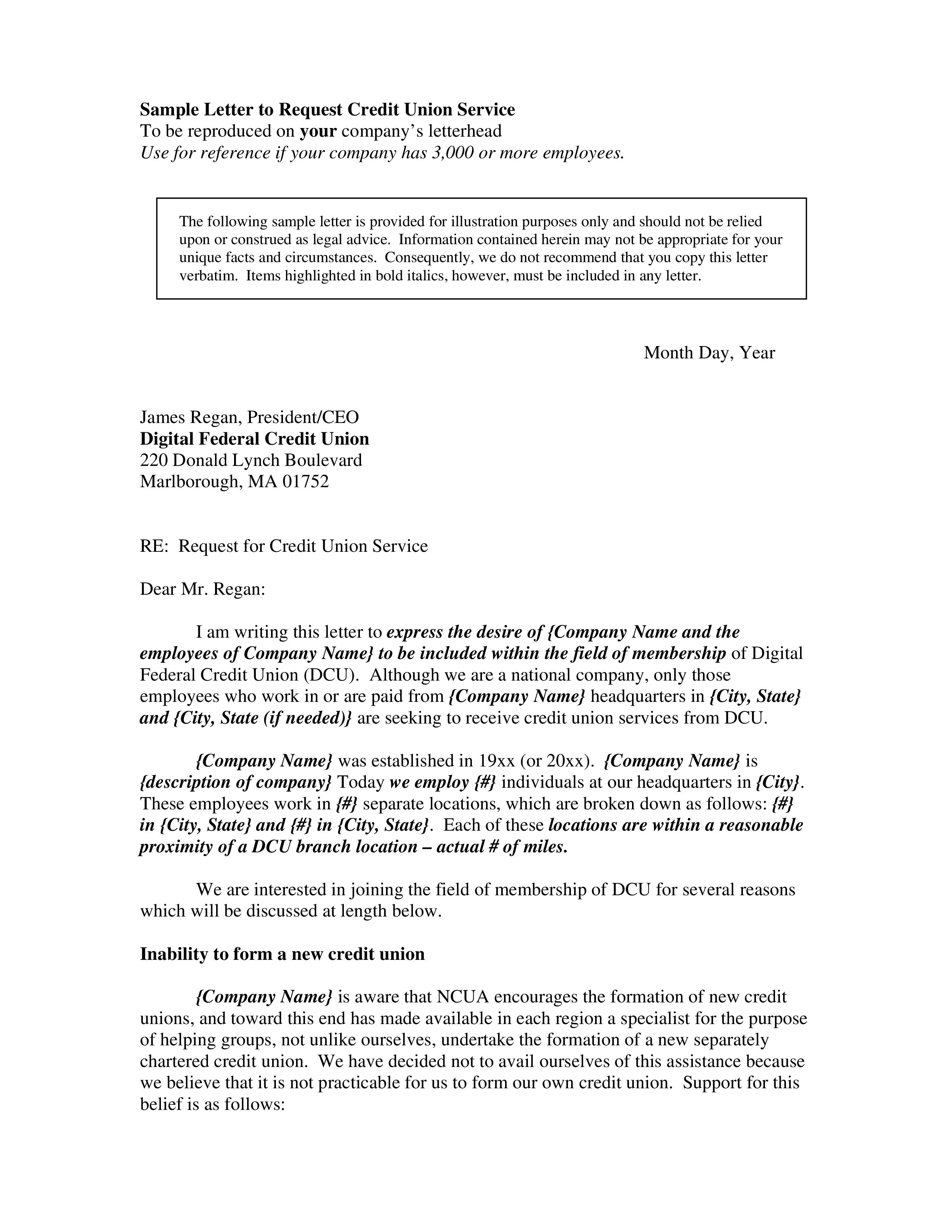 Credit Letter Template For Company Credit Union credit-letter-template-for-company-credit-union