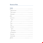 Management Consulting Business Plan Template example document template