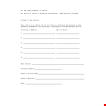 Education Letter of Intent: Establish and Maintain Your Intent example document template 